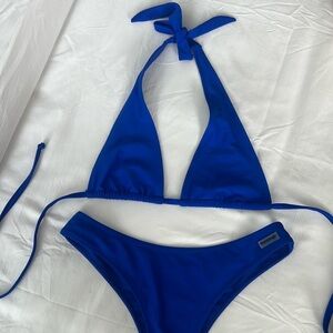 Blackbough Bikini - Billie Top (S) and Billie Bottom (M) in Blue